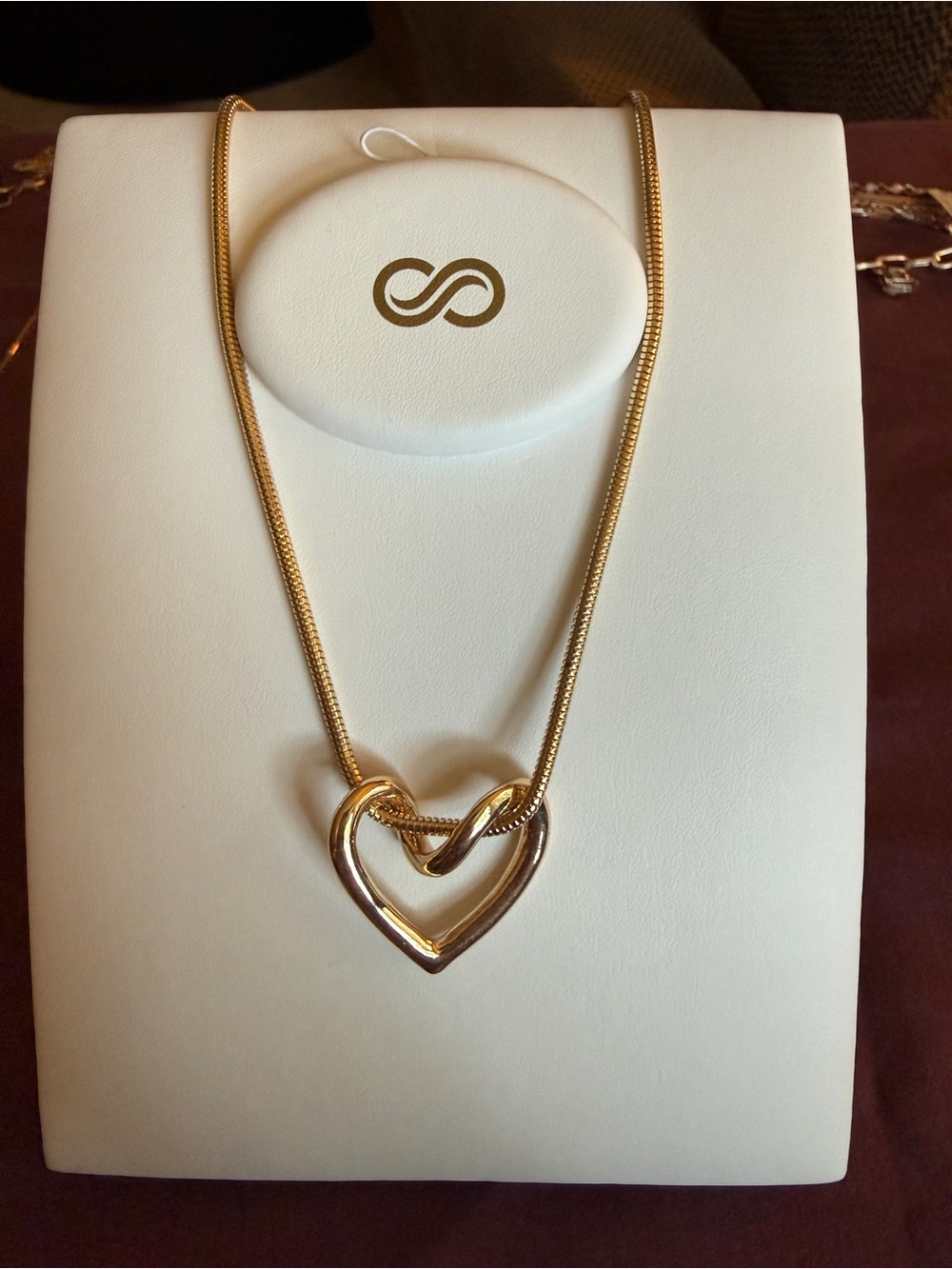 American Eagle Heart Slider Necklace – 18” Adjustable, NWT